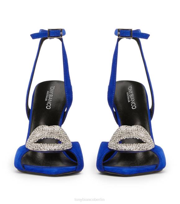 Stöckelschuhe| de Tony Bianco Frauen Moshi-Absätze azurblaues Wildleder 4624177
